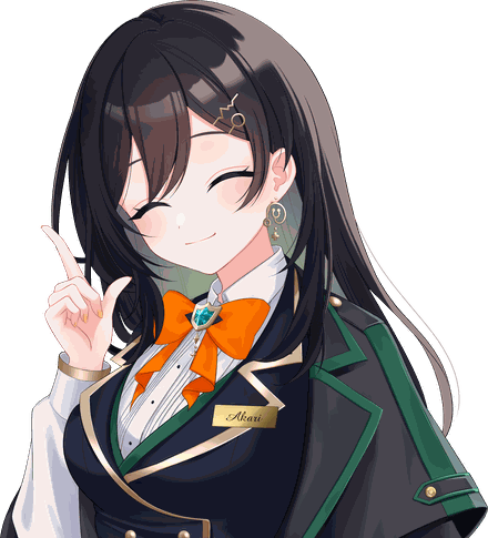 一ノ瀬あかり（指差し）